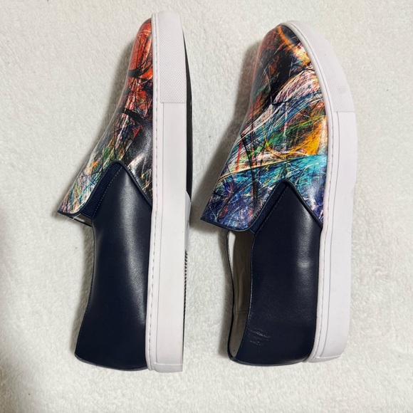 Robert Graham Colorful Abstract Slip-On Shoes main image 5
